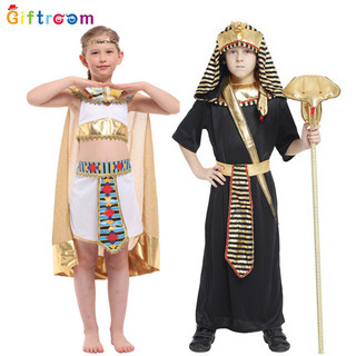 Pharaoh Unisex Trang phục vua và hoàng hậu Ai Cập Lý tưởng cho các bữa tiệc chủ đề Halloween và sân khấu biểu diễn