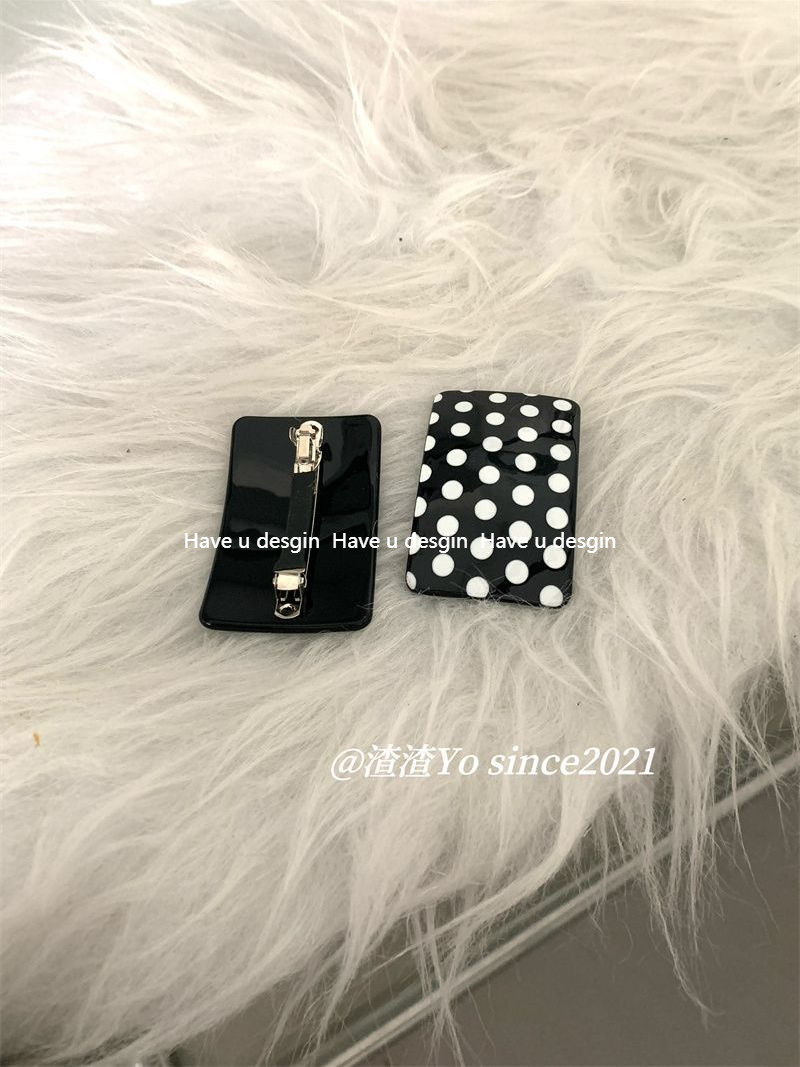 Kẹp Tóc Hình Chấm Bi Nổ Phong Cách Nhật - Hàn Quốc, Thích Hợp Mùa Xuân