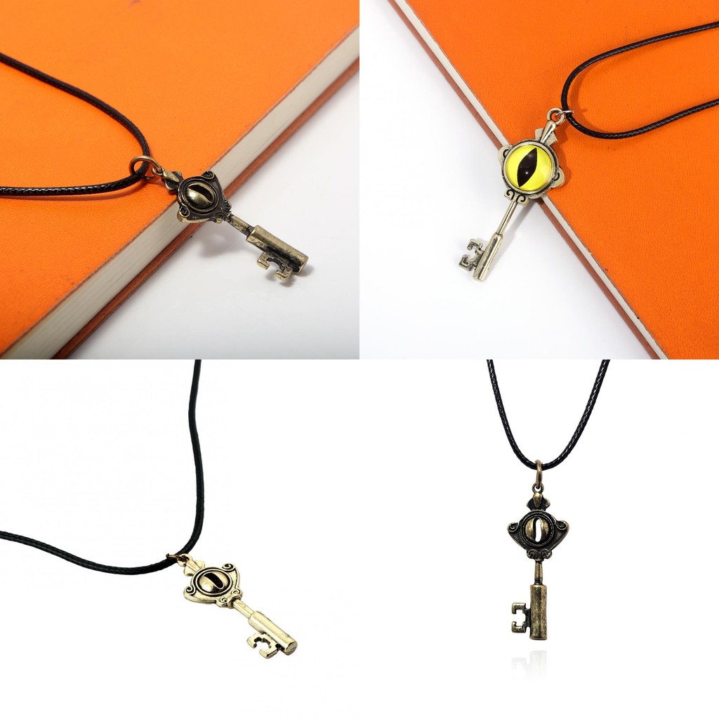The Owl House Vintage Eye Key Design Vòng cổ mặt dây chuyền hợp kim dành cho người hâm mộ và người sưu tập