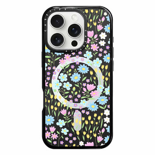 Ốp điện thoại sạc từ tính không dây hoa Tulip tươi sáng cho IPhone11 12 13 14 15 16 Pro Max Cover 16 PLUS Vỏ silicon mềm trong suốt chống sốc