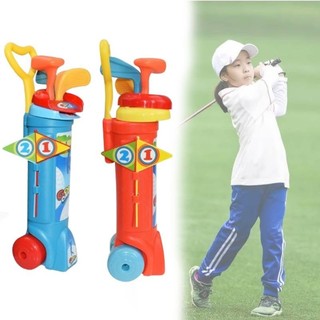 Bộ Mini Câu Lạc Bộ Golf Nhựa Cao Cấp Cho Trẻ Em Và Cha Mẹ Ngoài Trời Vui Nhộn