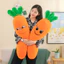 Đáng Yêu Cà Rốt Nhồi Bông Gối Siêu Mềm Sang Trọng Đồ Chơi Dễ Thương Ôm Giường Đệm