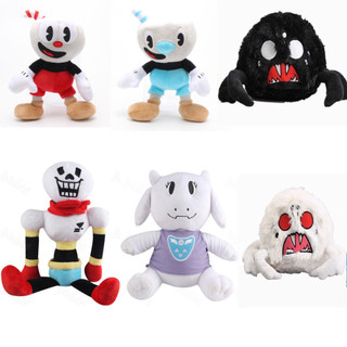 Bộ sưu tập 10 Inch Cuphead và Mugman sang trọng với vải dày và nhân vật sống động như thật