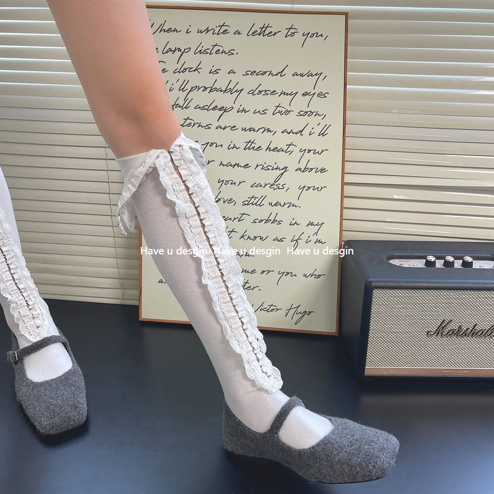 Văn Hóa Châu Á Blogger Phong Cách - Quần Lót Khóa Ren Cotton Thấp Más