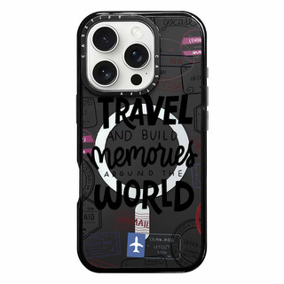 Du Lịch Vòng Quanh Thế Giới Ốp Lưng Sạc Từ Tính Không Dây Tương Thích Cho IPhone11 12 13 14 15 16ProMax Cover 16PLUS Silicon Mềm Trong Suốt Ốp Lưng Chống Sốc