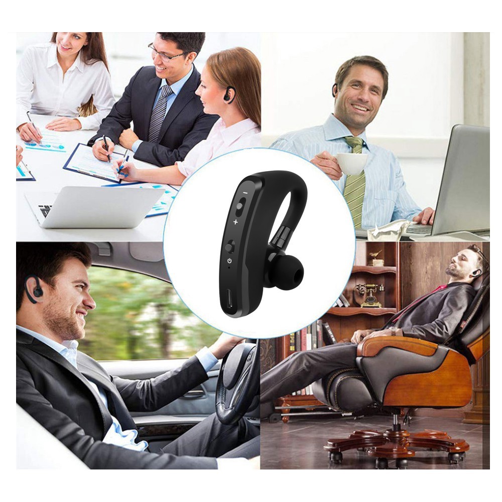 Tai nghe Bluetooth V9 không dây có mic, điều khiển cuộc gọi, chống ồn, cho iPhone/Xiaomi/Samsung