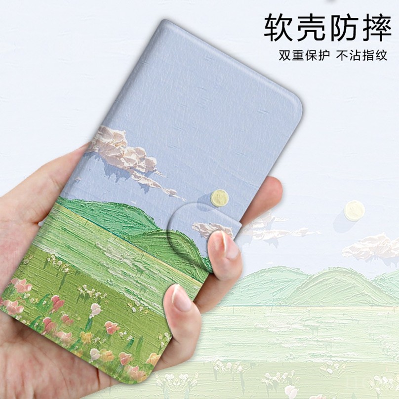 Ốp Điện Thoại Hoa Tranh Sơn Dầu Thích Hợp Cho Apple iPhone 7 8 Plus XR XS 11 Pro Max SE3 Vỏ Bảo Vệ Toàn Diện Độc Đáo