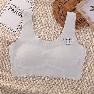 M-xl Nữ Ngủ Đồ Lót Mềm Mại Cho Bé Gái Học Sinh Áo Ngực Thỏ Đáng Yêu In Quần Lót Không Dây Nữ Bralette