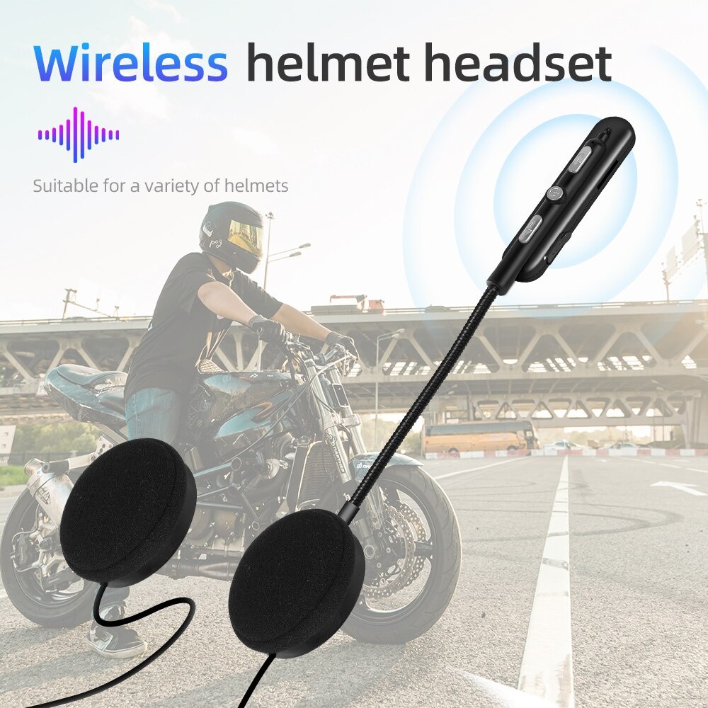 Tai nghe cưỡi ngựa không dây BT5.0 Tai nghe mũ bảo hiểm xe máy Bluetooth Chống nhiễu