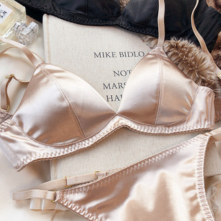 Bộ Áo Ngực Nữ Không Dây Ngực Nhỏ Mềm Áo Ngực Nữ Bralette Quần Lót