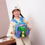 Ba lô mẫu giáo khủng long Sequin dễ thương và vui nhộn Nhẹ và bền bỉ