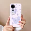 Thiết Kế Mới Cho Vivo V40 Pro SE 5G Vỏ Hoa Xinh Đẹp Bướm Silicon Mềm Điện Thoại Cho VivoV40 V40Pro V40SE 5G Vỏ Chống Sốc Capa