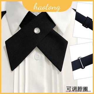 Huy hiệu nơ chéo cổ nữ tính cho đồng phục đi học Đại học mặc và