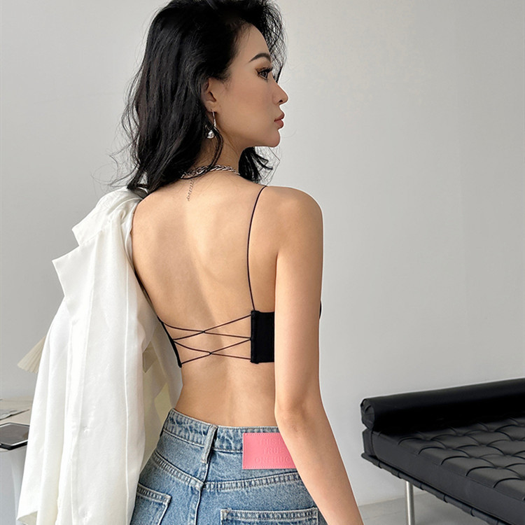 Dây đeo nhỏ Đồ lót nữ liền mạch Áo ngực không dây mềm