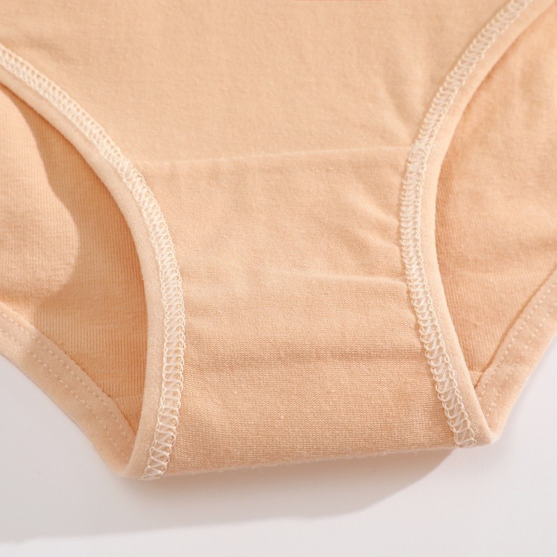 Mô tả Finetoo Quần Cotton cạp cao Quần lót điều khiển đàn hồi Quần lót thoải mái - 5