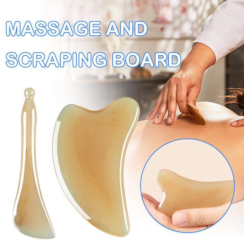 [Sẵn sàng] Dụng cụ cạo Guasha Nhựa Guasha Board Tinh thể tự nhiên Nâng cơ mặt cổ & cơ thể Máy mát xa da mặt Chăm sóc da mặt Gua Sha Dụng cụ làm đẹp
