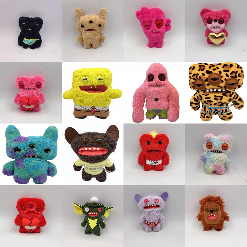 Móc khóa Fuggler Monster Plush ngắn sang trọng cho trẻ em và đồ chơi Người hâm mộ sang trọng