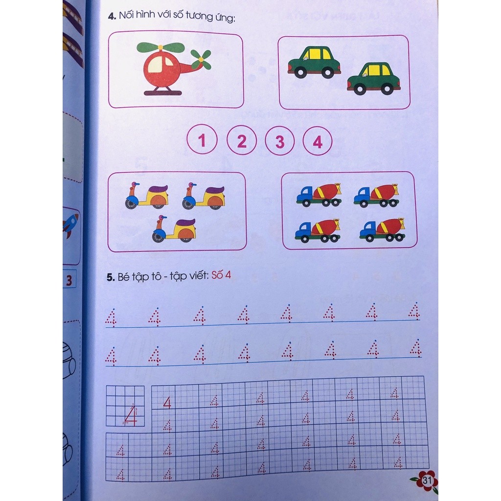 Mô tả Sách - Toán Tư Duy - Dành cho trẻ em từ 4 - 6 tuổi - Toán Cho Bé - 9