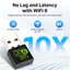 Bộ chuyển đổi USB WiFi 6 AX900 Bluetooth 5.3 Ăng-ten băng tần du lịch không dây Wi-Fi 2.4G và 5GHz Thích hợp cho PC Laptop Windows 10 11 Trình điều khiển miễn phí