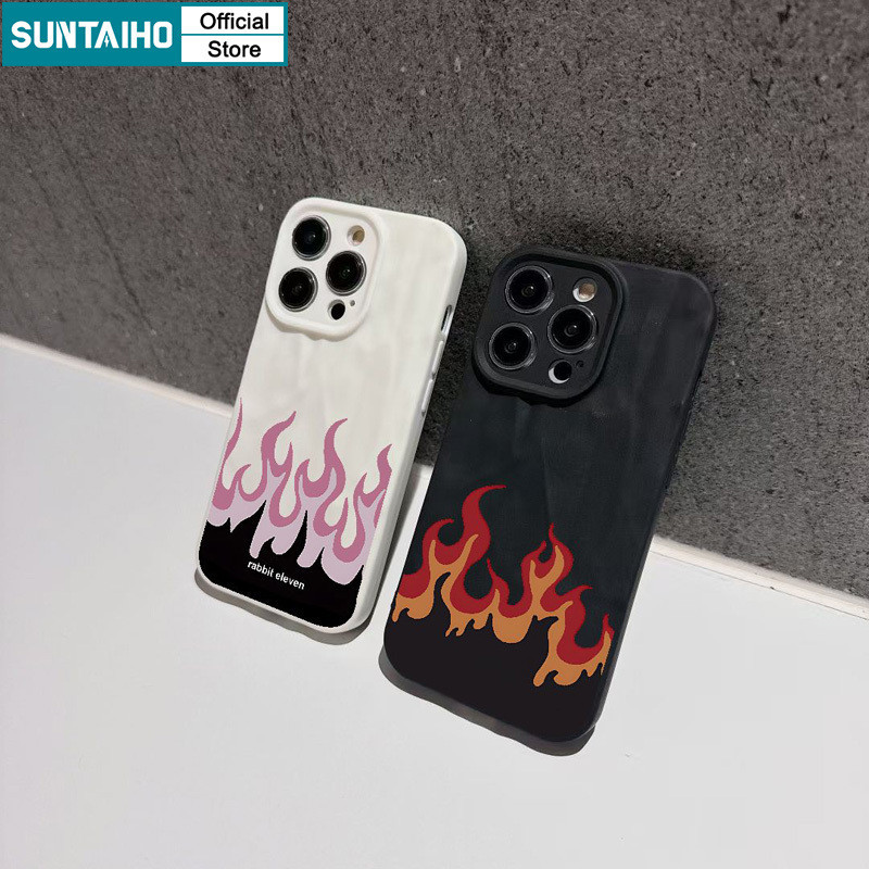 Ốp Lưng iPhone Suntaiho Họa Tiết Ngọn Lửa 9