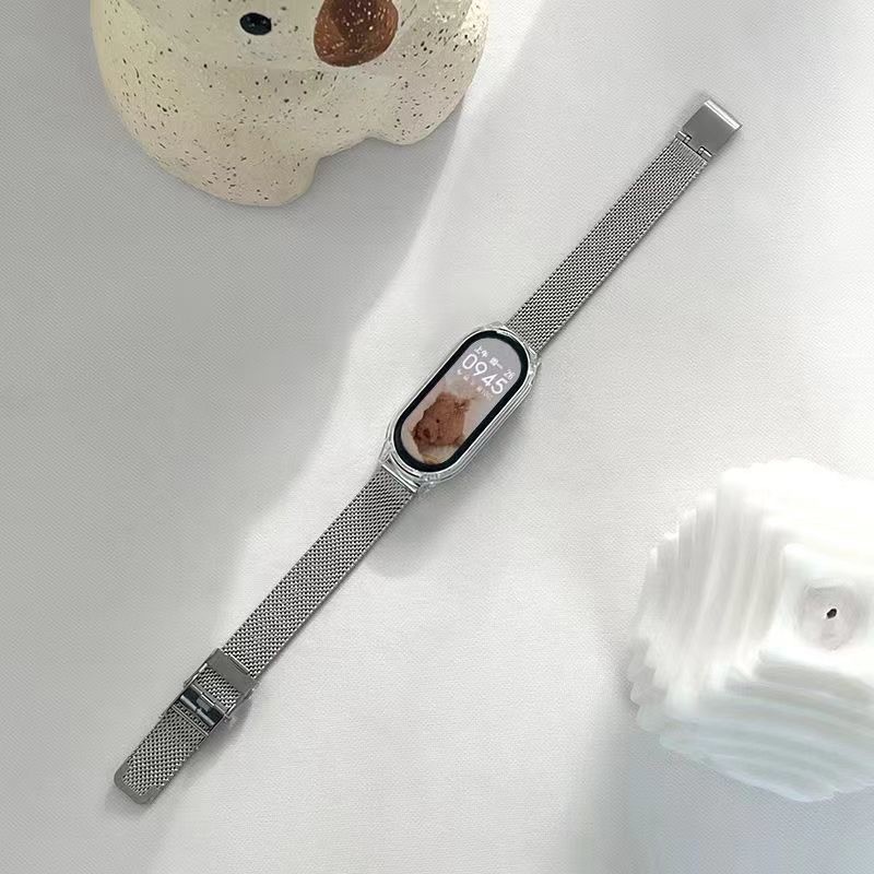 Dây đeo bằng thép không gỉ cho Xiaomi Mi Band 11 10 9 8 7 6 5 4 3 Đồng hồ thông minh Milanese Wirst Loop Vòng tay từ tính Miband 8 7 9 10 11 Phụ kiện dây đeo cổ tay – ảnh mô tả chi tiết 6