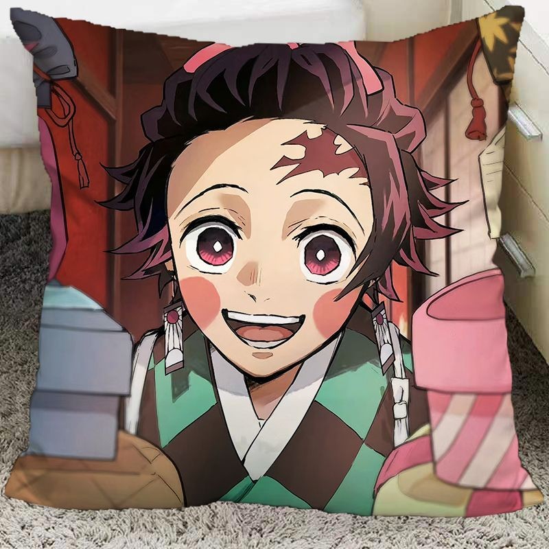 Gối Demon Slayer Tomioka Nezuko Zenitsu shinobu Demon Slayer Tanjiro Anime Hàng Hóa Gối Ký Túc Xá Đầu Giường Gối Phòng Khách Ngủ Đệm Quà Tặng Cho Bạn Bè