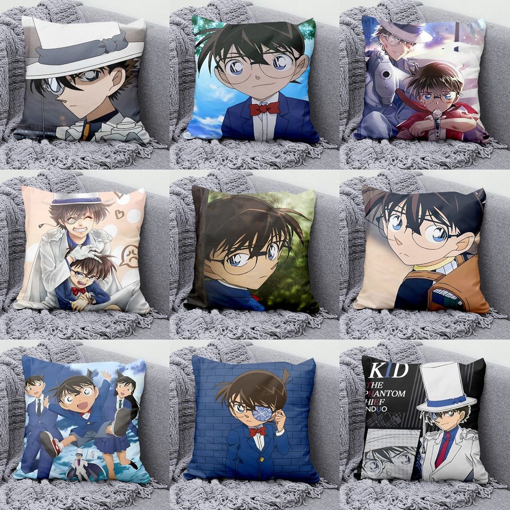 Gối Thám Tử Lừng Danh Conan Shinichi Kudo Thám Tử Lừng Danh Conan Hàng Hóa Anime Hai Chiều Hoạt Hình Đệm Quà Tặng Sinh Nhật Ký Túc Xá Ngủ Gối