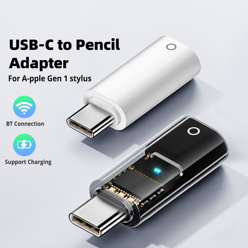 Mô tả HdoorLink USB C sang pencil 1st Adapter ipencil 1st và Pad gen 10 Đầu nối sạc nối Bluetooth giữa - 1