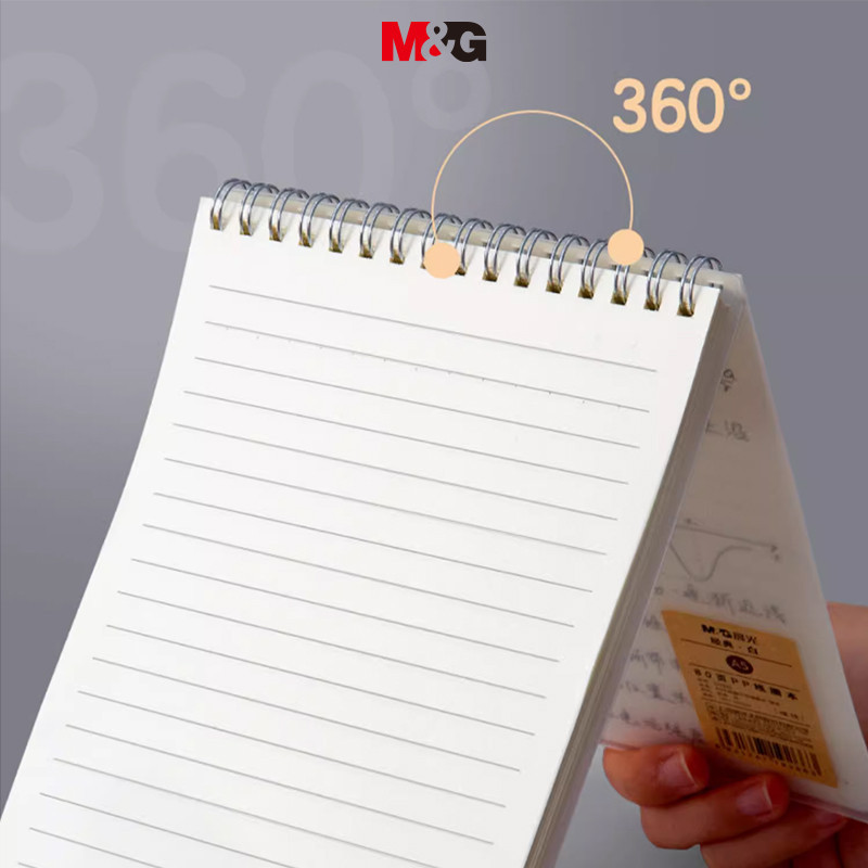 M&G A4 B5 80 Sheets Horizontal Lines Square Coils Notebook Note Notes ...