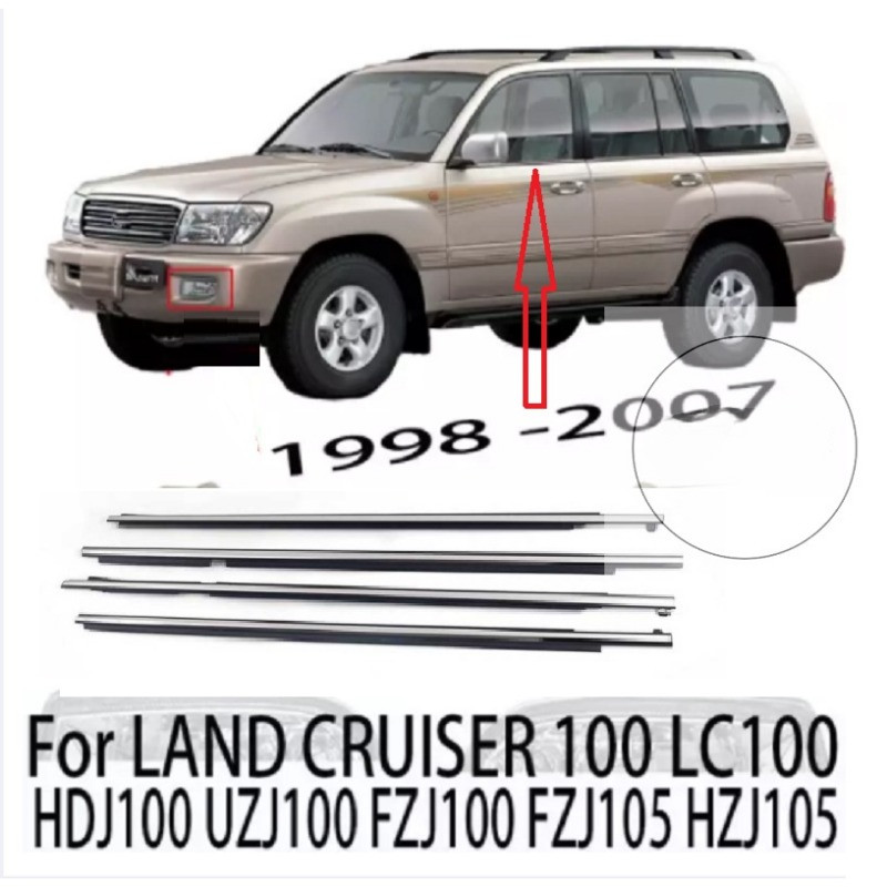 Genuine Toyota Back Door Weatherstrip 67881-60111 – For Land Cruiser 100 / Lexus LX470