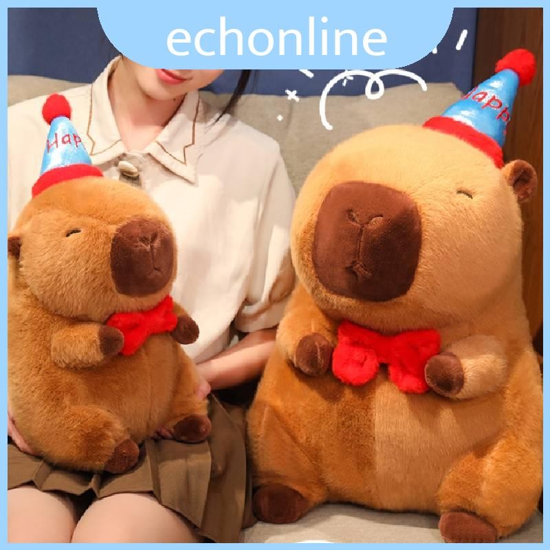 Capybara Plushie Fluffy Huggable Capybara Thú Nhồi Bông Đồ Chơi Hoàn ...