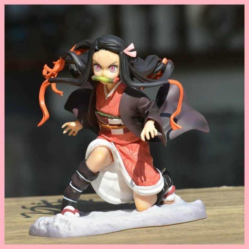 Hình Mô Hình Demon Slayer Tomioka Nezuko Zenitsu shinobu [Mô Hình Bán Chạy] Anime Hàng Hóa Demon Slayer Zenitsu Kamado Combat Mô Hình Midouzi Để Bàn Khung Xe Trang Trí Quà Tặng