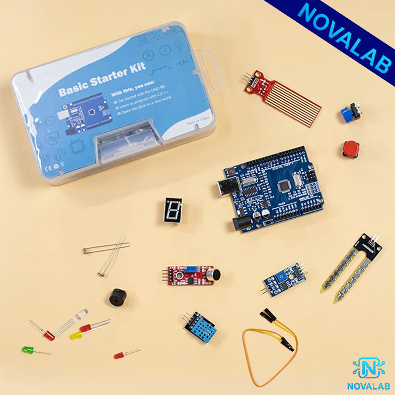 NovaLab Basic Starter Kit cho Arduino UNO R3 Kit với hướng dẫn PDF ...