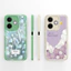 Ốp Thiết Kế Mới Cho Oppo A5 Pro 4G 5G Hoạt Hình Dễ Thương Hình Trái Tim Hoa Thiết Kế Vuông Mềm Silicon Bảo Vệ Mặt Sau Cho OppoA5Pro Vỏ Siêu Mỏng Capa