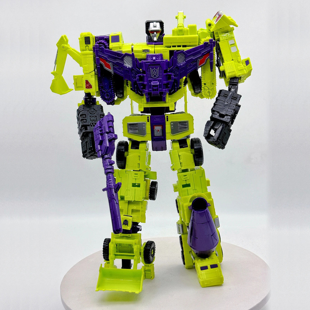 Haizhixing 6 IN 1 NEW Transformation Toys Anime Devastator Action Figure KO G1 Robot Aircraft Engineering Vehicle Model Boy Kids main image 1