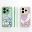 Thiết Kế Mới Dành Cho Redmi Note 14 Pro 4G 5G Tranh Sơn Dầu Đẹp Hoa Vuông Mềm Silicon Bảo Vệ Mặt Sau Cho RedmiNote14Pro Vỏ Siêu Mỏng Capa