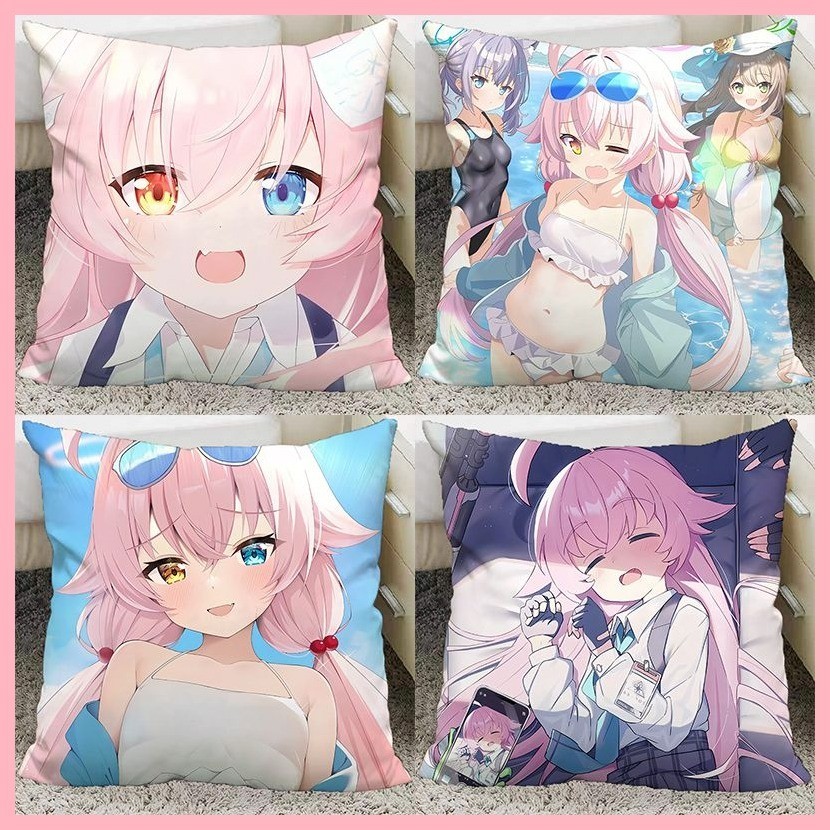 Gối Xanh Lưu Trữ Takanashi Hoshino Sunaokami Shiroko Sorasaki Hina Izayoi Nonomi Bird Tour Hoshino Blue File Game Ngoại Vi Gối Có Thể Tùy Chỉnh Gối Gối Gối Đầu Giường Đệm Quà Tặng Cho Bạn Bè