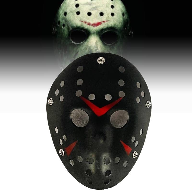 Mặt nạ đáng sợ Halloween Jason màu đen cho các bữa tiệc Cosplay và các sự kiện theo chủ đề kinh dị