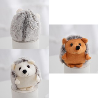 Dễ Thương Nhím Sang Trọng Móc Khóa Động Vật Mini Hình Cotton Mềm Làm Đầy Pp