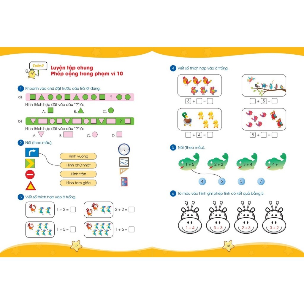 Mô tả Sách - Toán Tư Duy Cho Trẻ Từ 5-7 Tuổi - Toán Cho Bé - 10