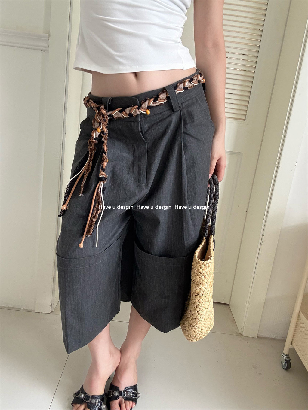 Thắt lưng nữ retro handmade, dây thắt lưng trang trí phù hợp để tạo điểm nhấn thời trang cho vòng eo