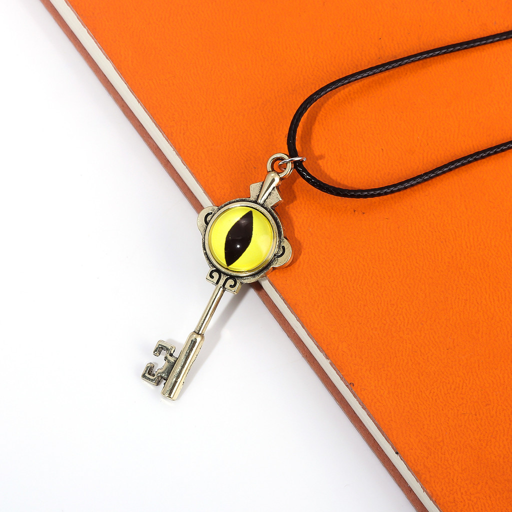 The Owl House Vintage Eye Key Design Vòng cổ mặt dây chuyền hợp kim dành cho người hâm mộ và người sưu tập