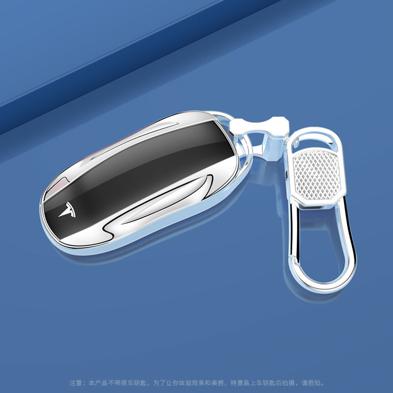 Móc Khóa Xe Ô Tô Móc Khóa Áp Dụng Cho Tesla Model3modelY S X Chìa Khóa Vỏ Chìa Khóa Full Cover Bảo Vệ Sửa Đổi Phụ Kiện