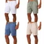Quần short tập Yoga nam thoáng khí sành điệu có dây rút có thể điều chỉnh để mặc mùa hè thư giãn