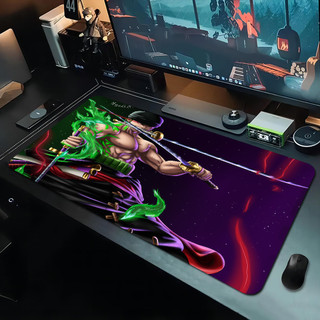 ONE PIECE Roronoa Zoro Mousepad Đẹp Lớn Chơi Game Mousepad Game Thủ Miếng Lót Chuột Kích Thước Cho Trò Chơi Bàn Phím Miếng Lót Cho Game Thủ