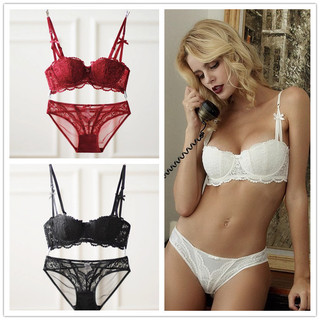 Bộ Áo Ngực Nữ Vòng Thép Mềm Đồ Lót Nhỏ Ngực Thoải Mái Dây Nữ Ren Quần Lót Bralette