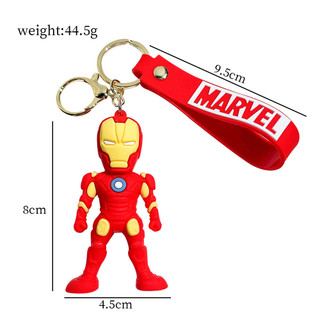 Móc khóa sắt Người vui nhộn Thanos Black Panther Hulk Nhẫn chìa khóa