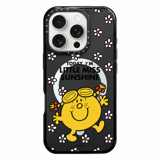 HÔM NAY I 'M LITTLE MISS SUNSHINE Vỏ sạc từ tính không dây Tương thích cho IPhone11 12 13 14 15 16 Pro Max Cover 16 PLUS Vỏ silicon mềm trong suốt chống sốc