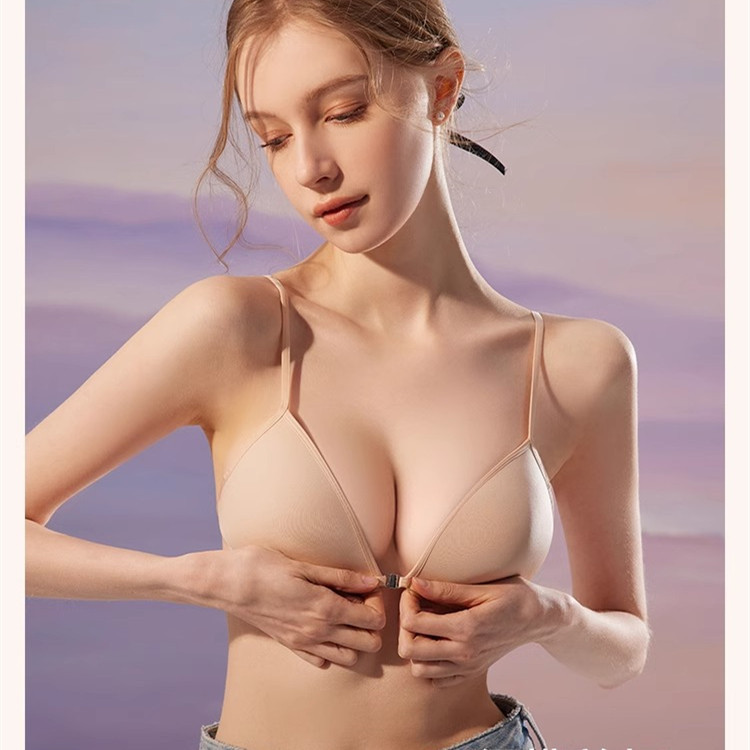 Áo Bralette Hở Lưng Cho Nữ, Thiết Kế Đóng Trước Liền Mạch, Chất liệu Mềm Mại và Thoáng Mát