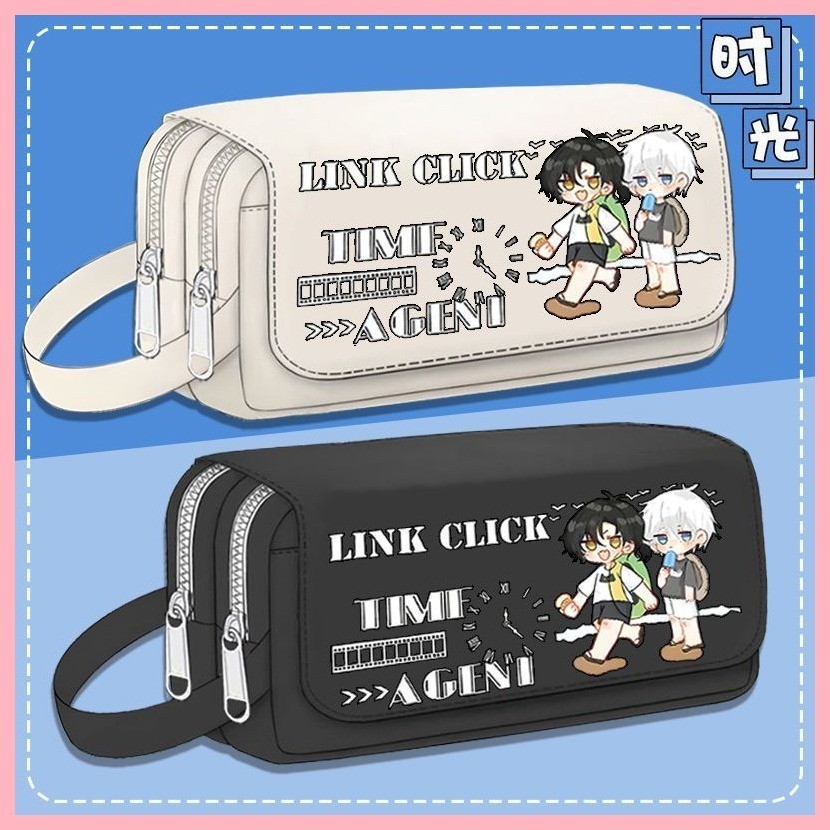 Link Click Time Agent Hộp đựng bút chì Cheng Hour Luguang Ngoại vi Dung tích lớn Hộp văn phòng phẩm Học sinh tiểu học Học sinh trung học cơ sở Nữ
